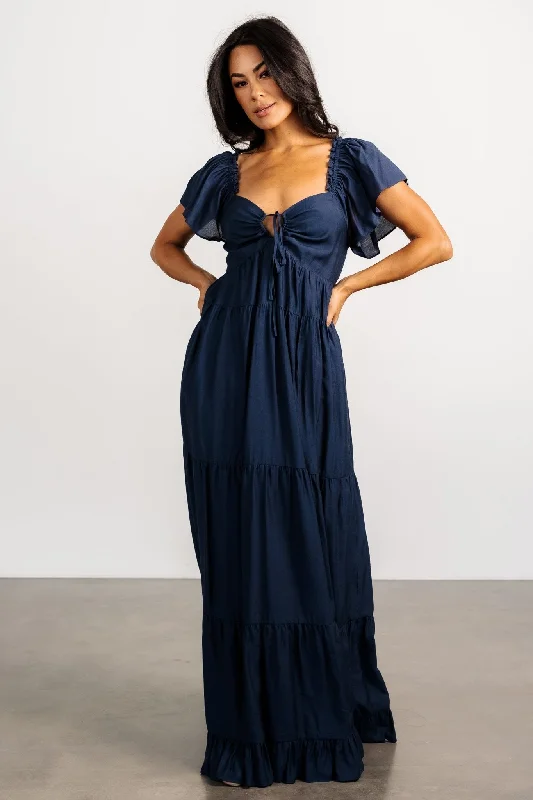 Agatha Maxi Dress | Dark Blue