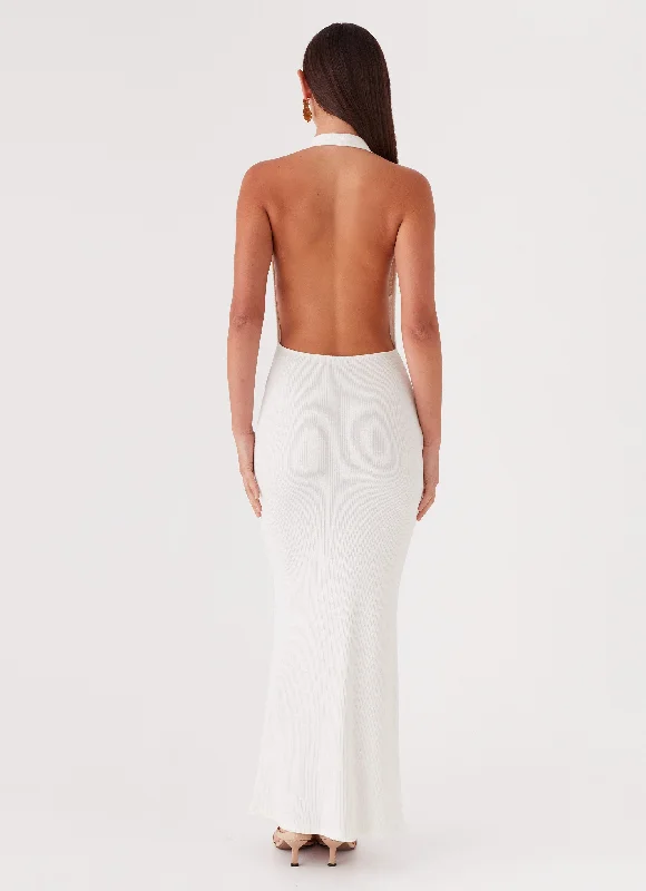 Anella Maxi Dress - White