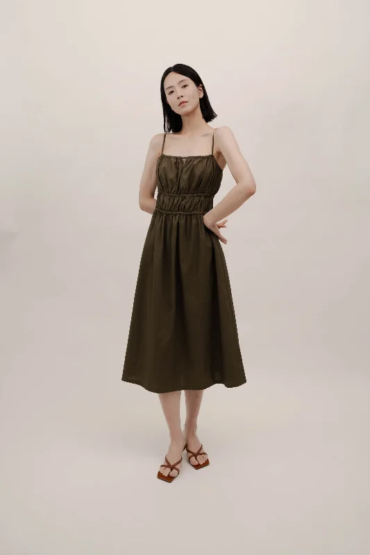 AUDREY Dress - Olive