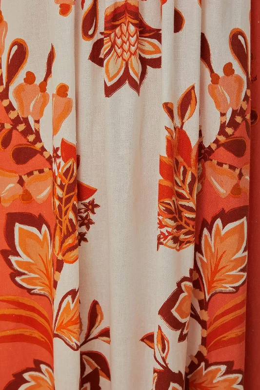 Aura Cream Lenzing™ Ecovero™ Euroflax™ Maxi Dress