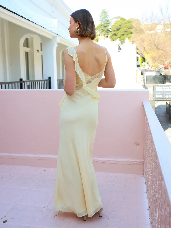 Bec & Bridge Knox Maxi Dress in Ice Yellow