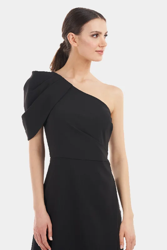 Briana Shoulder Draped Gown