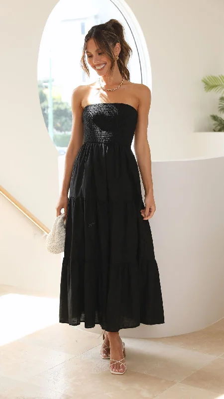 Brooke Maxi Dress - Black