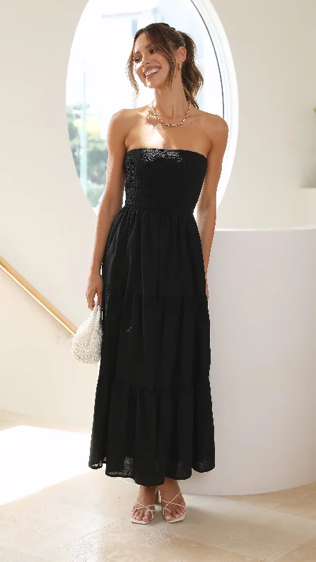 Brooke Maxi Dress - Black