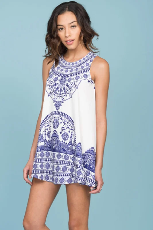 Colleen Loose and flowy Dress White