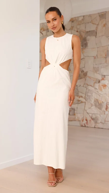 Damiana Maxi Dress - White