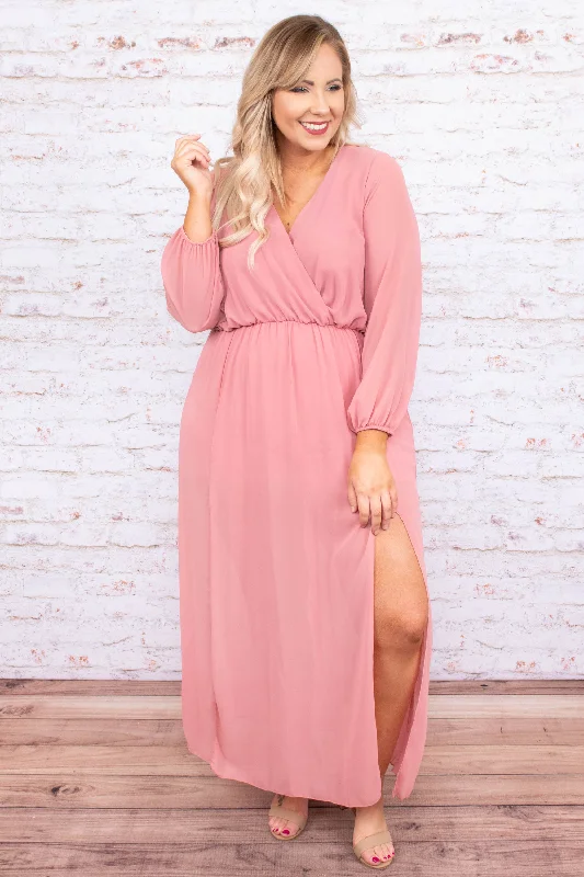 Dream Date Maxi Dress, Mauve