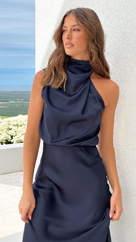 Esther Maxi Dress - Navy