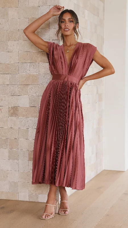 Gina Maxi Dress - Chocolate