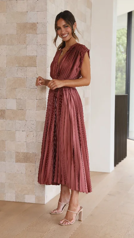 Gina Maxi Dress - Chocolate