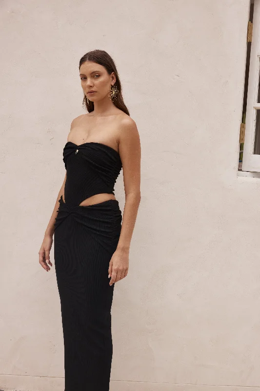 Hailey Maxi Dress Black