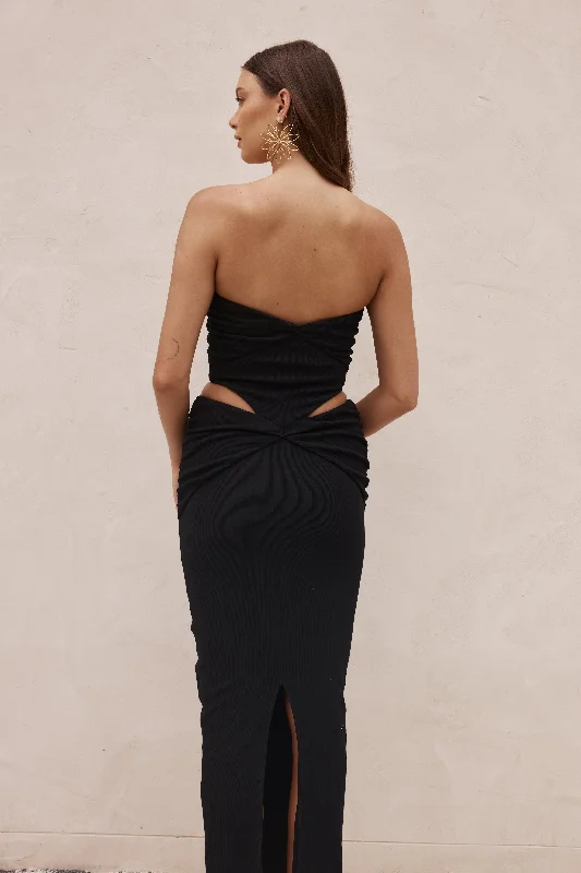 Hailey Maxi Dress Black