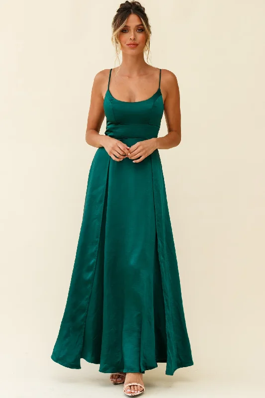 Joanne Empire Waist Maxi Dress Jade