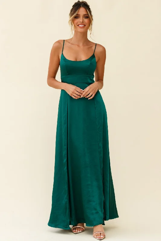 Joanne Empire Waist Maxi Dress Jade