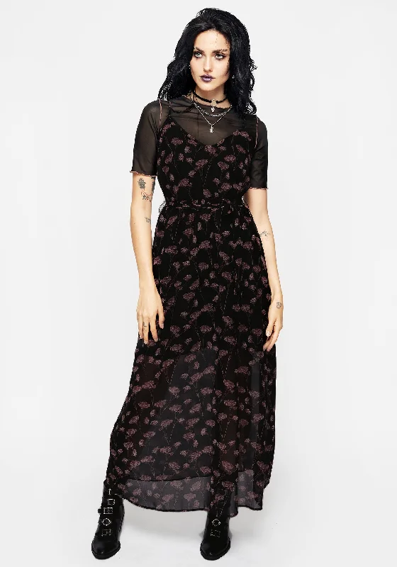 Judas Maxi Dress with Waist Tie