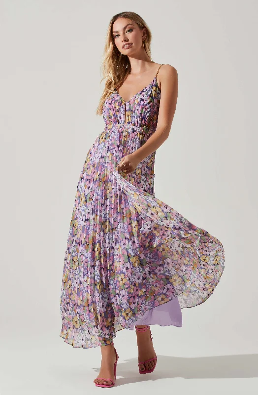 Purple floral / XS