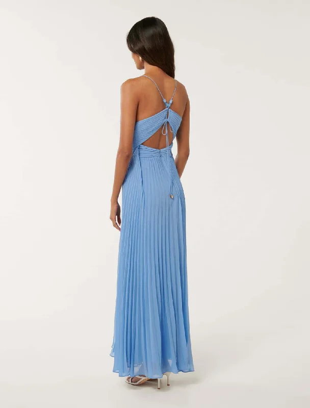 Loreto Petite Pleated Maxi Dress