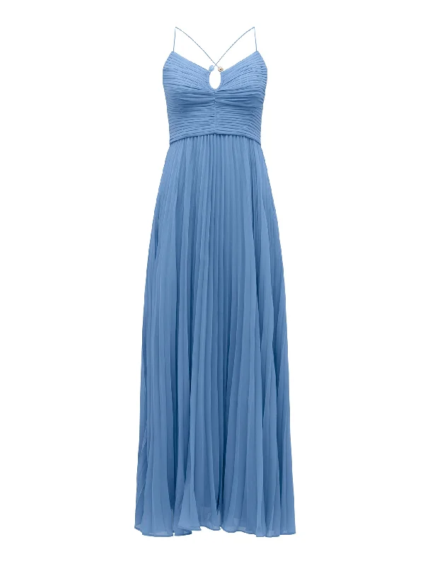 Loreto Petite Pleated Maxi Dress