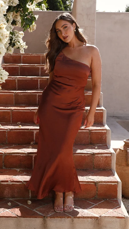 Margot Maxi Dress - Rust