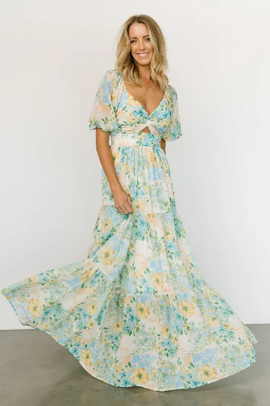 Maya Maxi Dress | Garden Multi