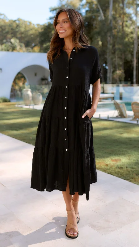 Morgana Dress - Black