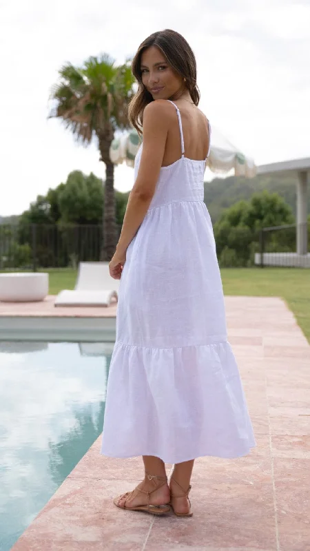 Nico Maxi Dress - White