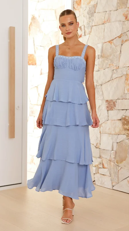 Odilia Maxi Dress - Blue