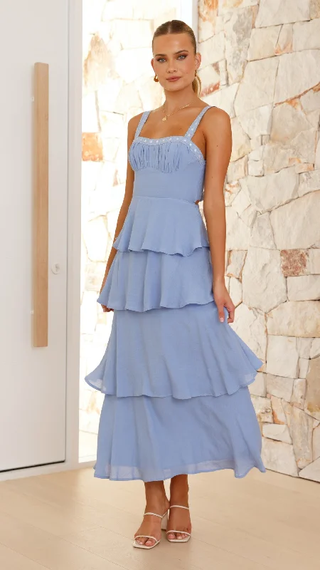 Odilia Maxi Dress - Blue