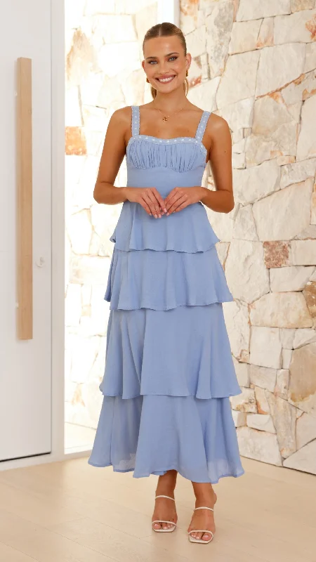 Odilia Maxi Dress - Blue