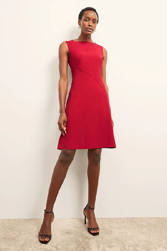 Pauline Dress - Recycled WonderTex :: Rhubarb