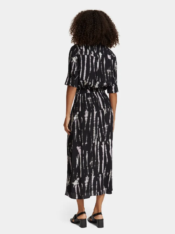 Printed midi dress