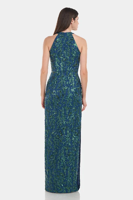 Rebecca Keyhole Column Gown