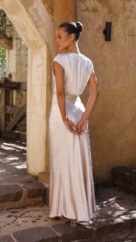 Selma Maxi Dress - Champagne