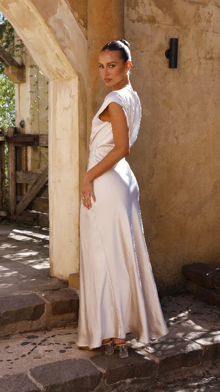 Selma Maxi Dress - Champagne