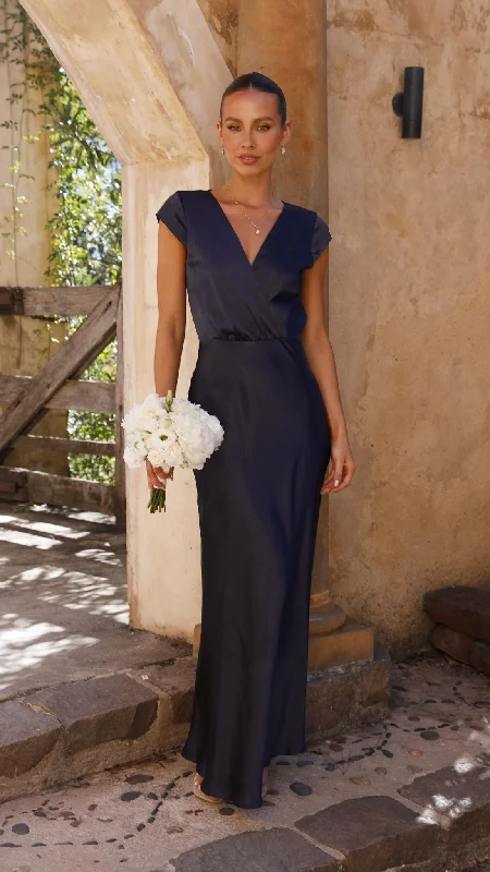 Selma Maxi Dress - Navy