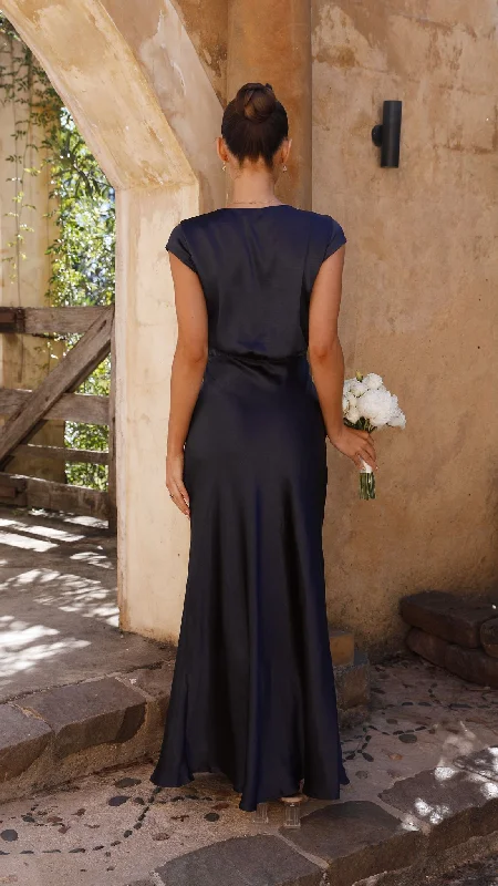 Selma Maxi Dress - Navy