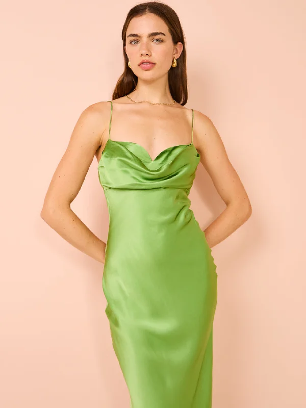 Rachel Gilbert Skye Gown in Green