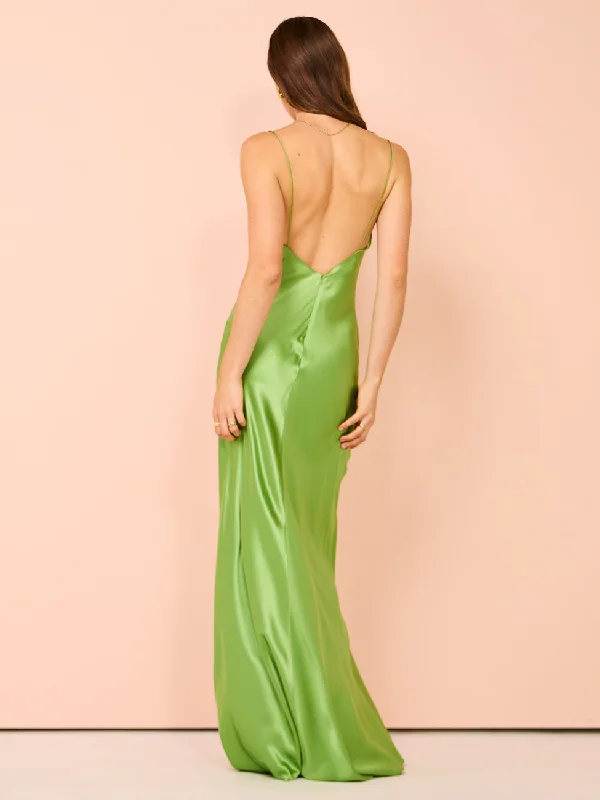 Rachel Gilbert Skye Gown in Green