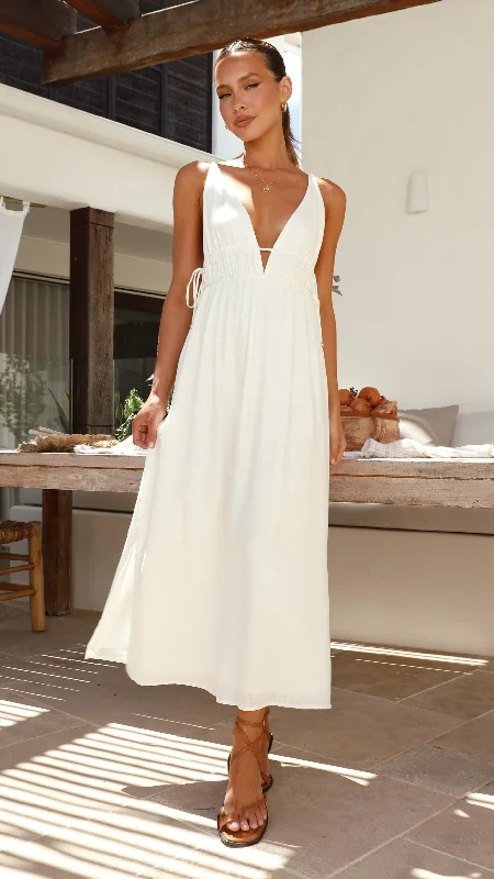 Solita Maxi Dress - White