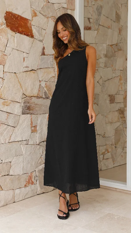 Stormi Maxi Dress - Black