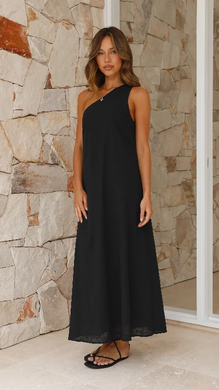 Stormi Maxi Dress - Black