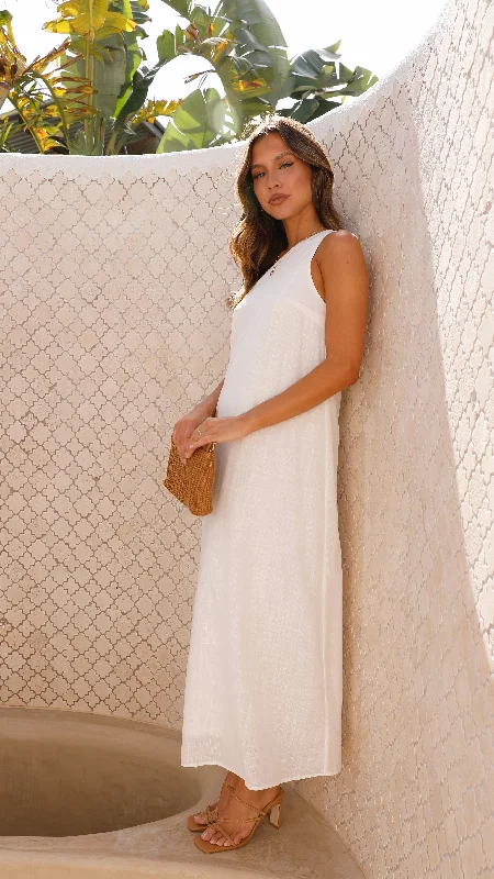 Stormi Maxi Dress - White