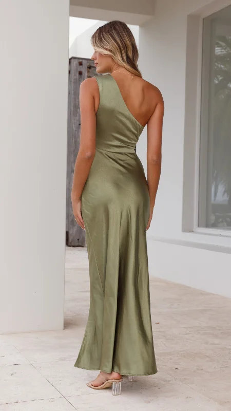 Victoria Maxi Dress - Olive