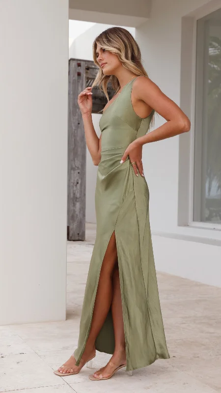 Victoria Maxi Dress - Olive