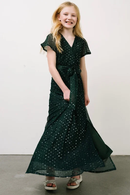 Youth Grace Sparkle Gown | Emerald